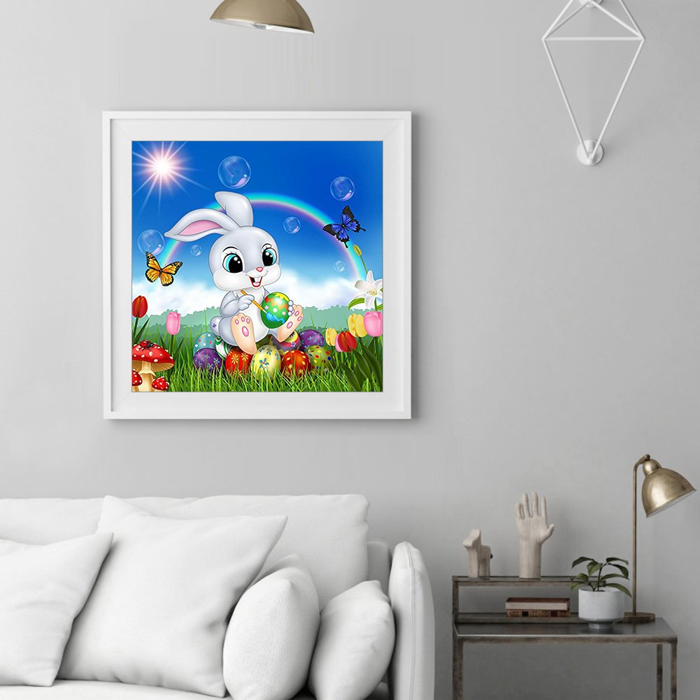 Diamond Painting - Full Round -Easter Bunny¡ꡧ40*40cm)