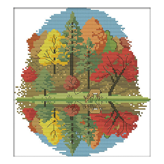 14ct Stamped Cross Stitch Summer (26*27cm)