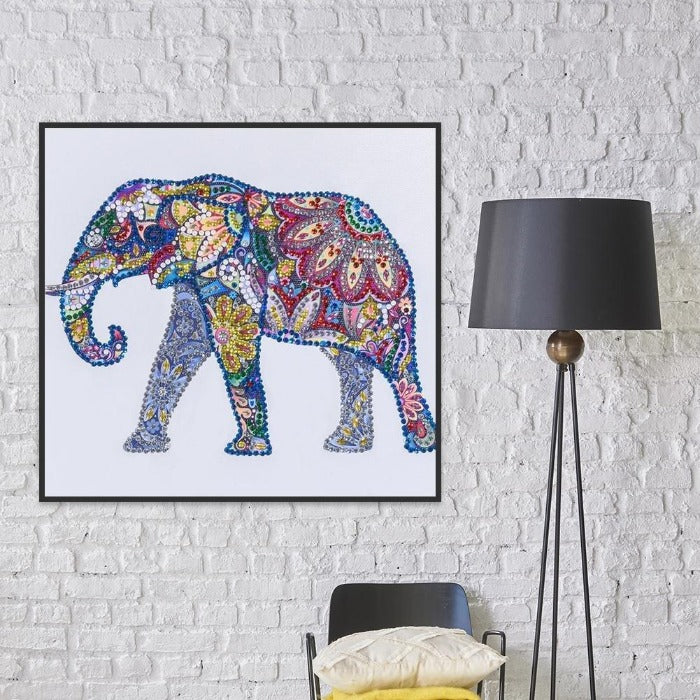 Elephant Part Drill Special Shaped Rhinestones Diamond Painting¡¾diamondpaintingsart¡¿