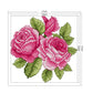 14ct Stamped Cross Stitch - Pink Flower(17*17cm)