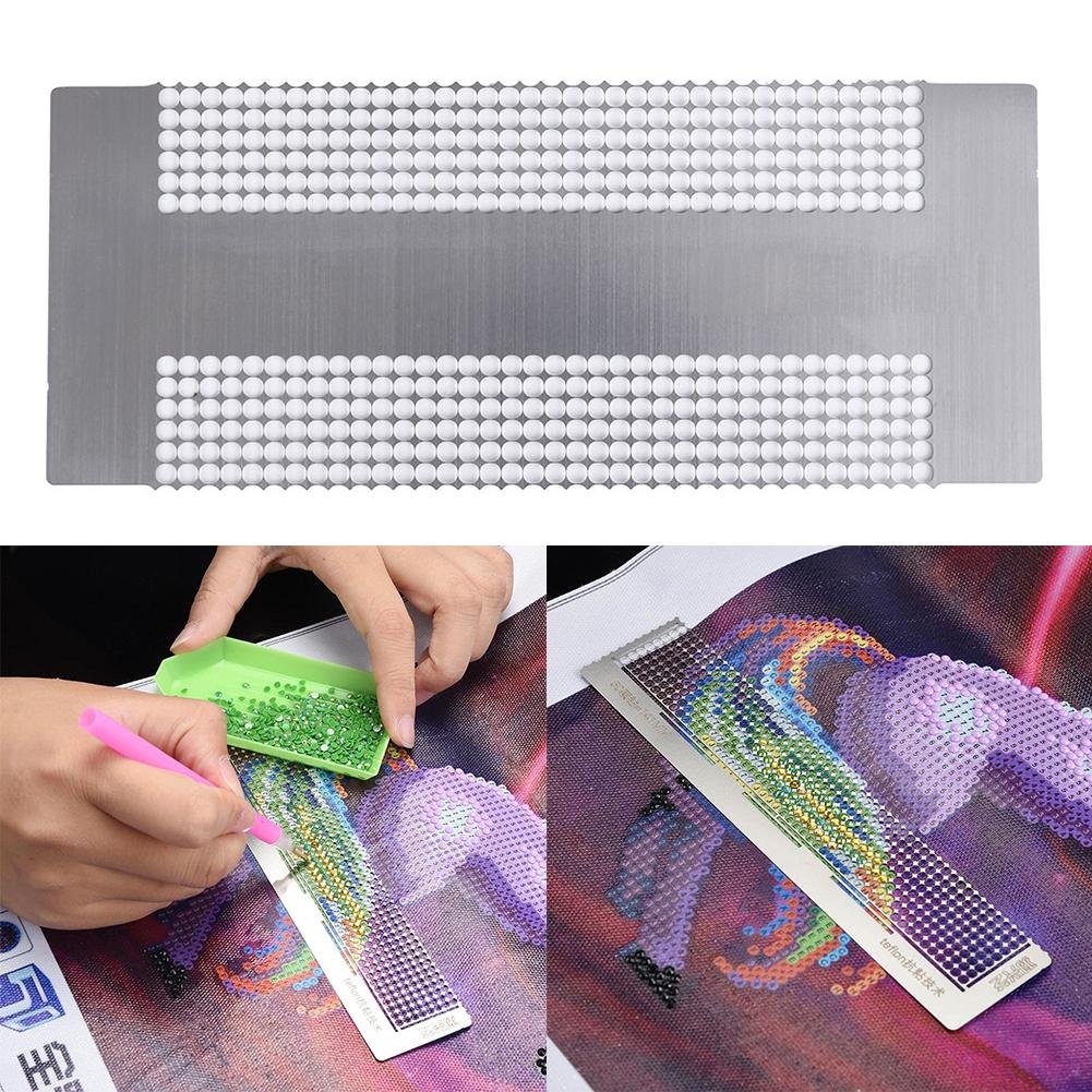 Diamond Painting Paste Sticker Dotting Rhinestone Point Ruler DIY Drilling