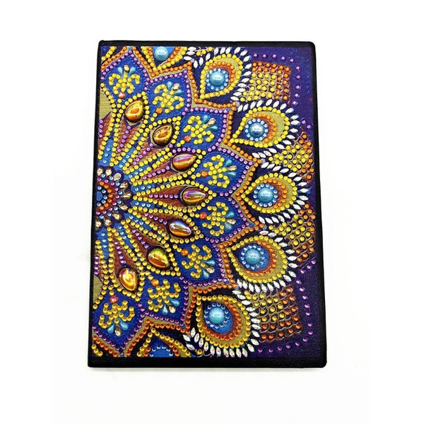 A5 5D Notebook DIY Part Special Shape Rhinestone Diary Book | Flower N