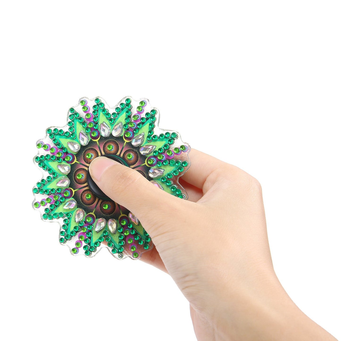 DIY Diamond Painting Fingertip Gyro Spinner - Mandala E