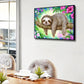 Diamond Painting - Full Round - Cartoon Sloth