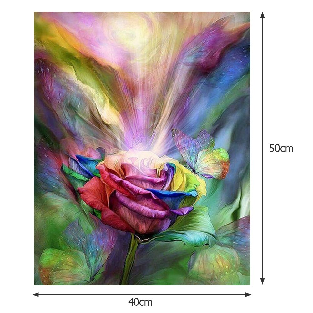 Paint By Number - Oil Painting - Flower (40*50cm) B