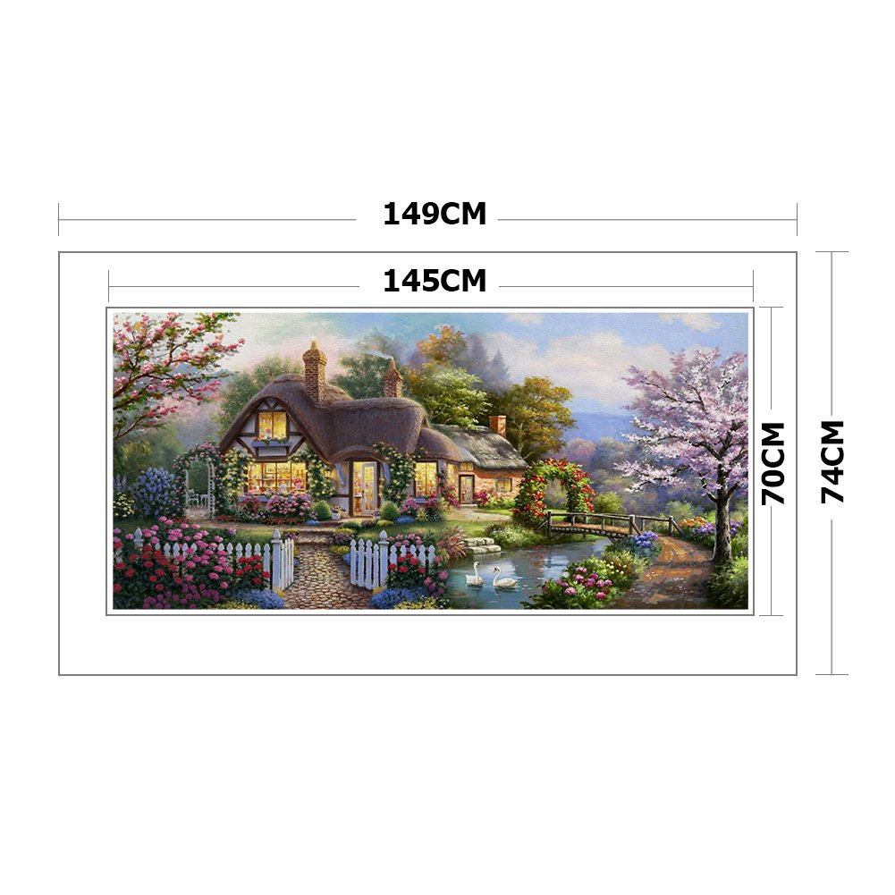 11ct Stamped Cross Stitch - Dream Home (149*74cm)