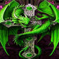 Diamond Painting - Full Round - Green Dragon