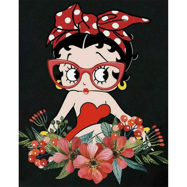 Diamond Paintings Art Full Drill Betty Boop