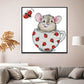 14ct Stamped Cross Stitch - Cup Mouse (29*29cm)