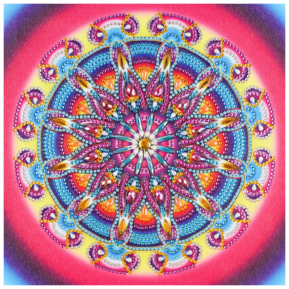 Colorful Mandala Flower Mosaic embroidery kits