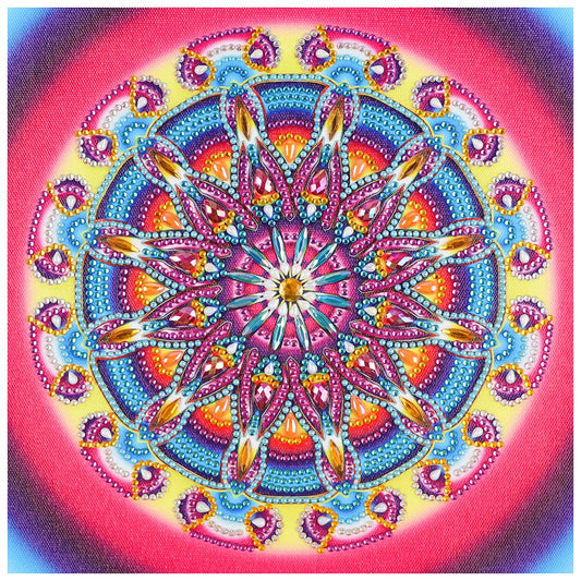 Colorful Mandala Flower Mosaic embroidery kits