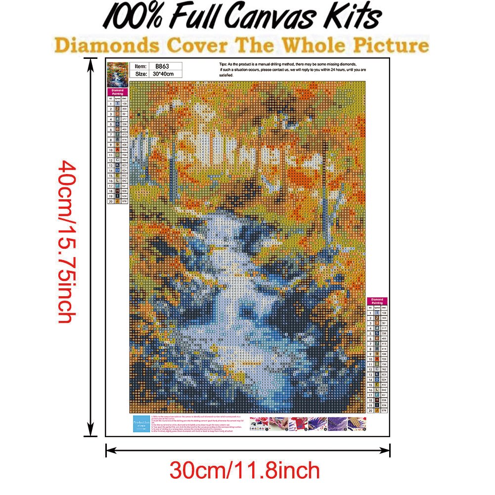 Diamond Painting - Full Round - Forest River