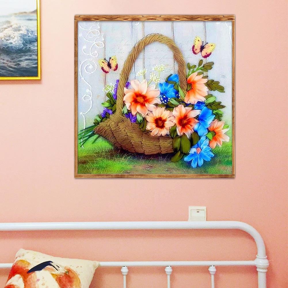 Diamond Painting - Full Round - Flower Basket