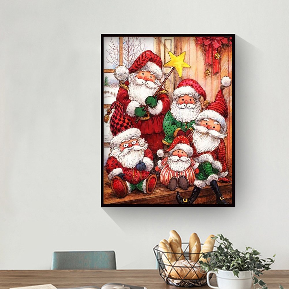 Diamond Painting - Full Round -Santa Claus Christmas