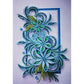 DIY 5D Crystal Rhinestone Diamond Painting Kit Blue Flowers
