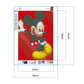 Mickey Mouse Rhinestones Art Craft Size