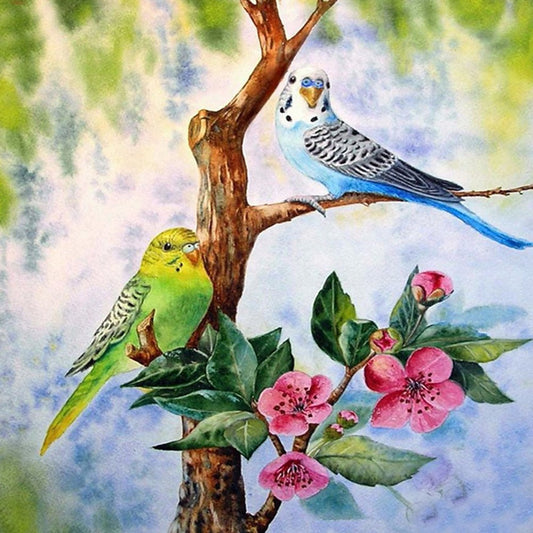 Diamond Painting - Full Round - Spring Bird