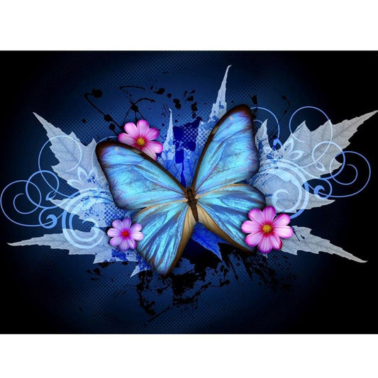 Diamond Painting - Partial Round - Butterfly