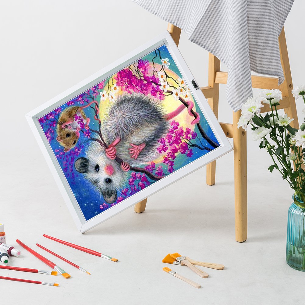 Diamond Painting - Full Round - Hanging Mouse