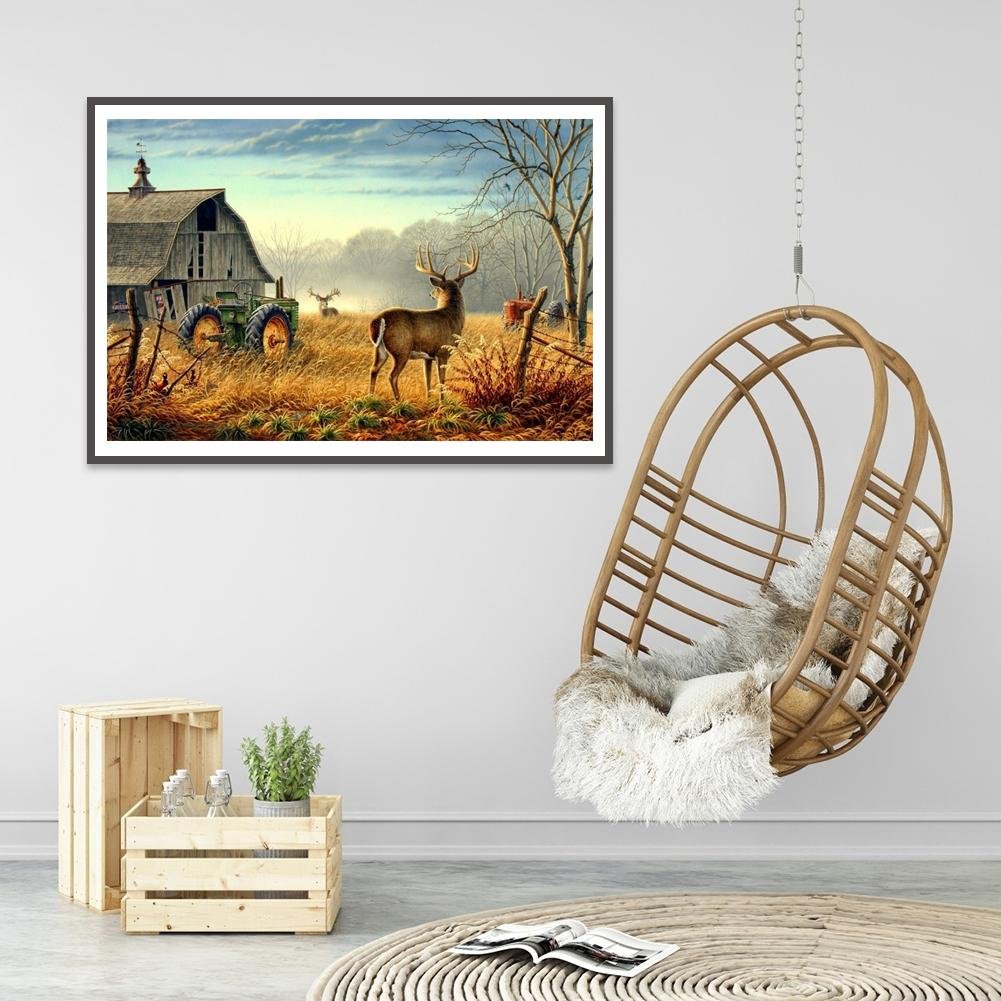 Diamond Painting - Full Round - Wasteland Deer