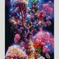 Kits completos de pintura de diamantes redondos/cuadrados | Flor de colores 40x70cm 50x80cm A