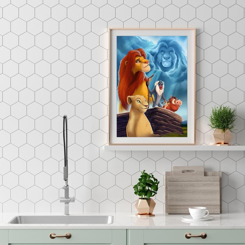 Diamond Painting - Full Round - The Lion King
