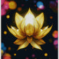 flor de loto | Kits completos de pintura de diamantes redondos/cuadrados 50x70cm 60x80cm