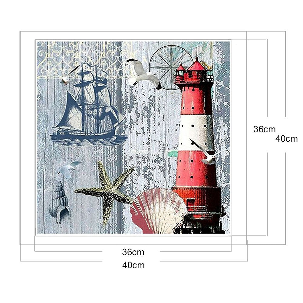 11ct Stamped Cross Stitch - Seaside (40*40cm) B