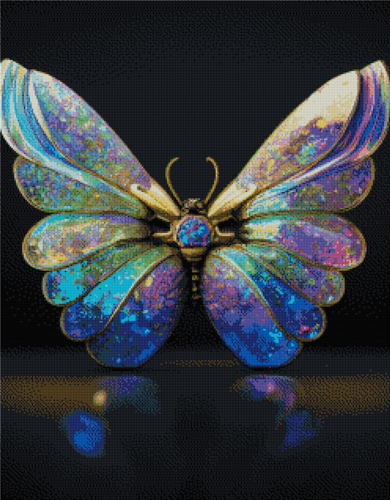 mariposa | Kits de pintura de diamantes redondos/cuadrados completos 50x70cm 60x80cm B