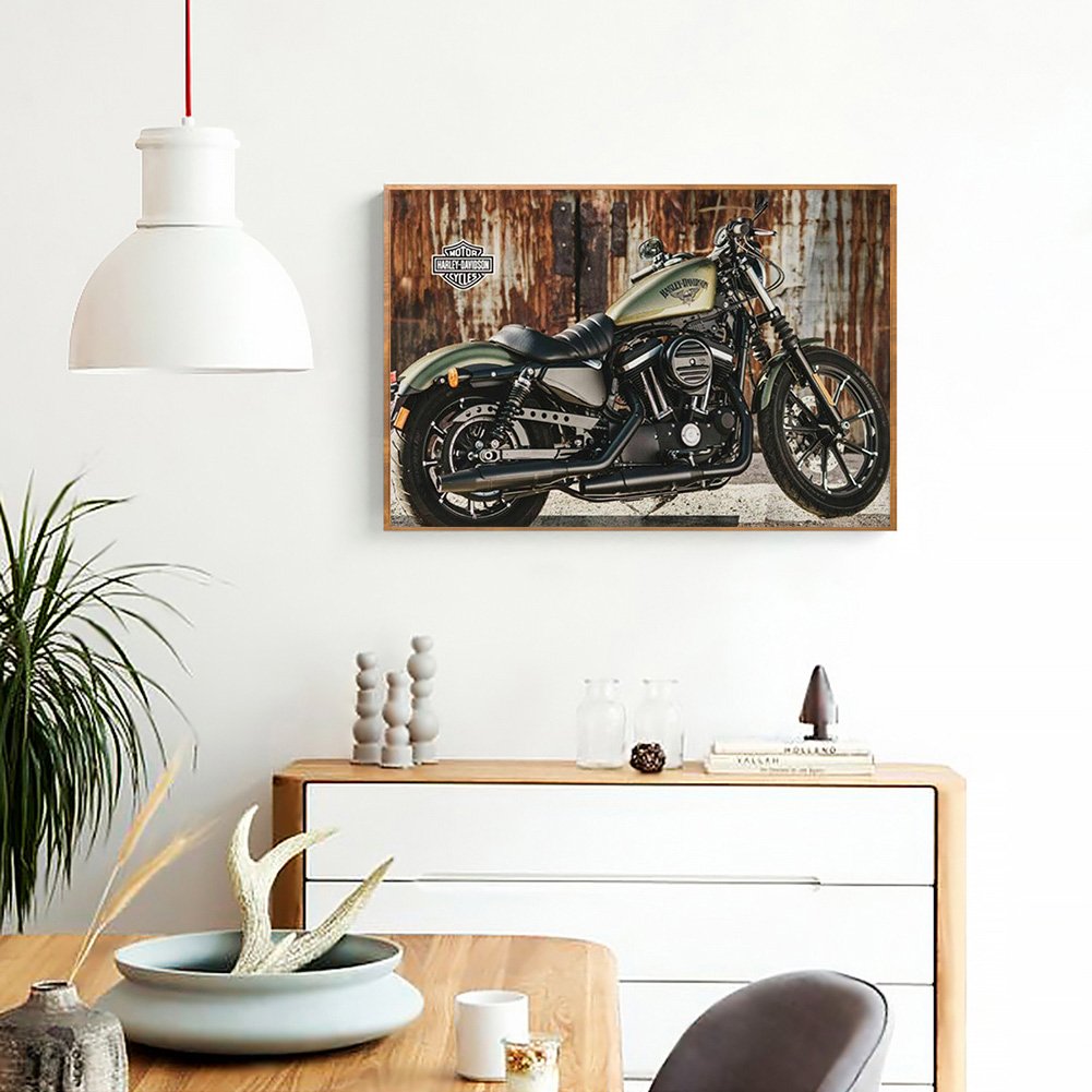 Diamond Painting - Full Round - Motorcycle