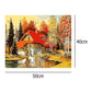 Paint By Number Size Oil Painting Cabin (40*50cm)