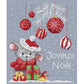 14ct Stamped Cross Stitch Mouse (22*28cm)