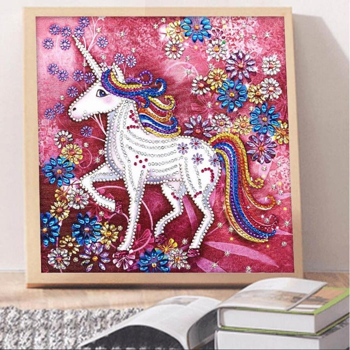 Diamond Painting perfect decoration Crystal Rhinestone White Horse