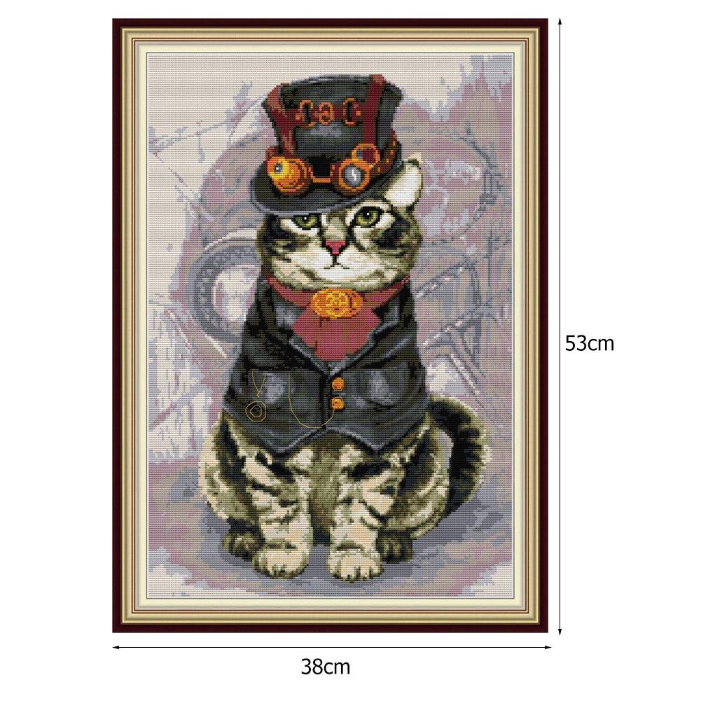 14ct Stamped Cross Stitch - Cat(38*53cm)