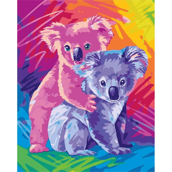 Koala Hand Painted Artwork Canvas Digital Oil Art Picture Craft Home Wall Decor