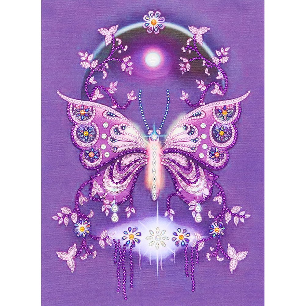 30x40cm Butterfly 5D DIY Part Drill Special Shaped Diamond Painting 