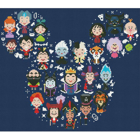 11CT Stamped Cross Stitch Cartoon Character(45*40CM)