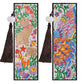 2pcs DIY Diamond Painting Bookmark with Tassel Cat Butterfly