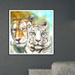 Pintura Diamante - Quadrado Completo - Tigres