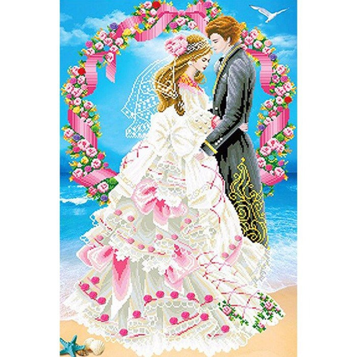 DIY Wedding Rhinestones Picture 5D Diamond Painting Craft Poster