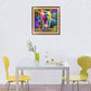 Diamond Painting - Full Round - Colorful Elephant A