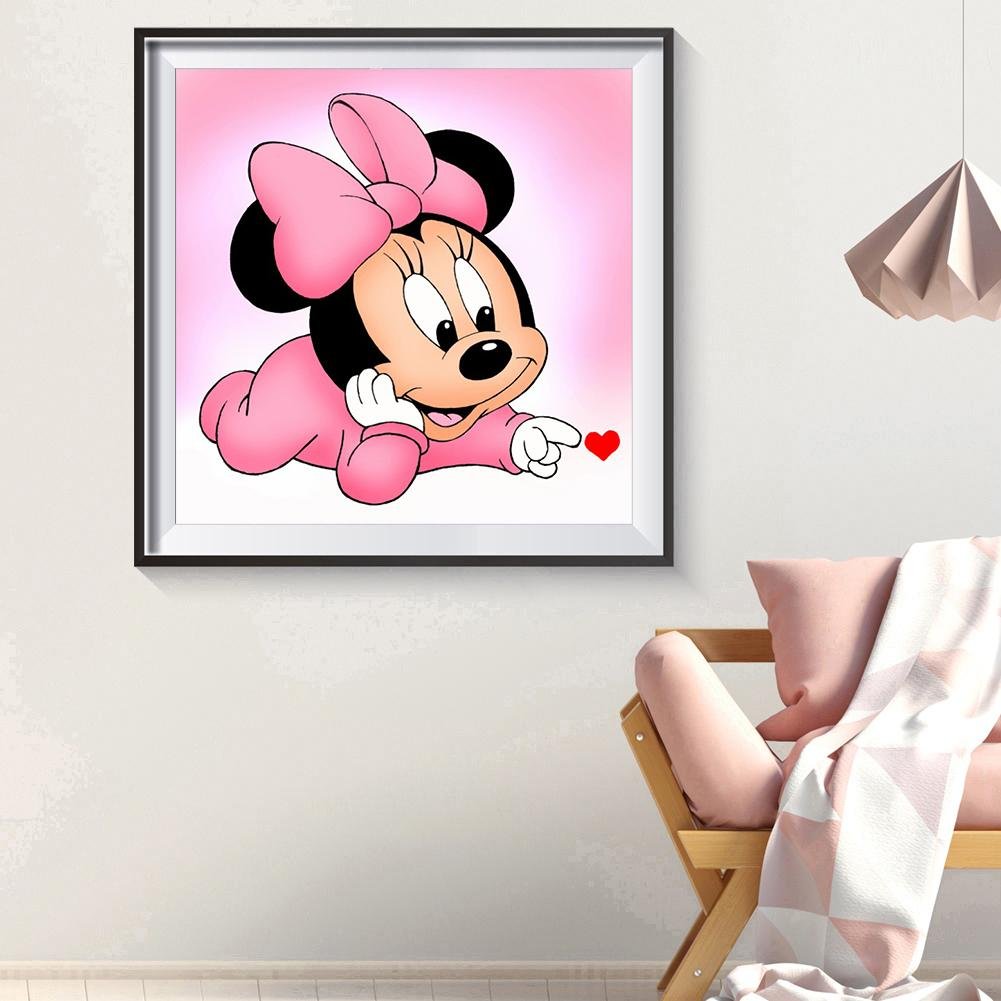 Baby Minnie Mouse Diamond Painting Wall Decoration