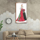 DIY 5D Crystal Rhinestone Diamond Painting Kit Red Dress Lady (30*50cm)
