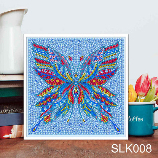 Butterfly | Crystal Rhinestone Diamond Painting Kits for children | 18x18cm