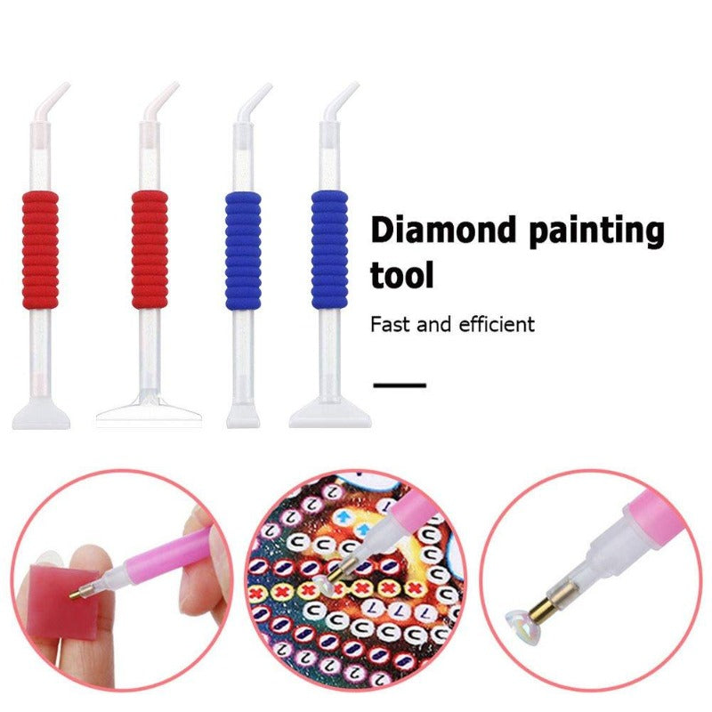 DIY Diamond Painting Pen Rhinestones Pictures Point Drill Pens for