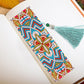 2pcs 5D DIY Special Shape Diamond Painting Leather Tassel Mandala Bookmarks