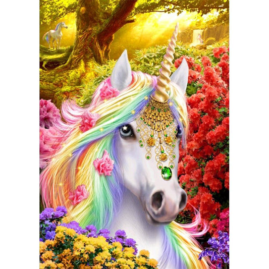 House of Queens Unicorn Pony Diamond Painting for Kids - Unicorn