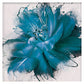 11CT Stamped Cross Stitch Blue Flower Quilting Fabric (50*50cm)