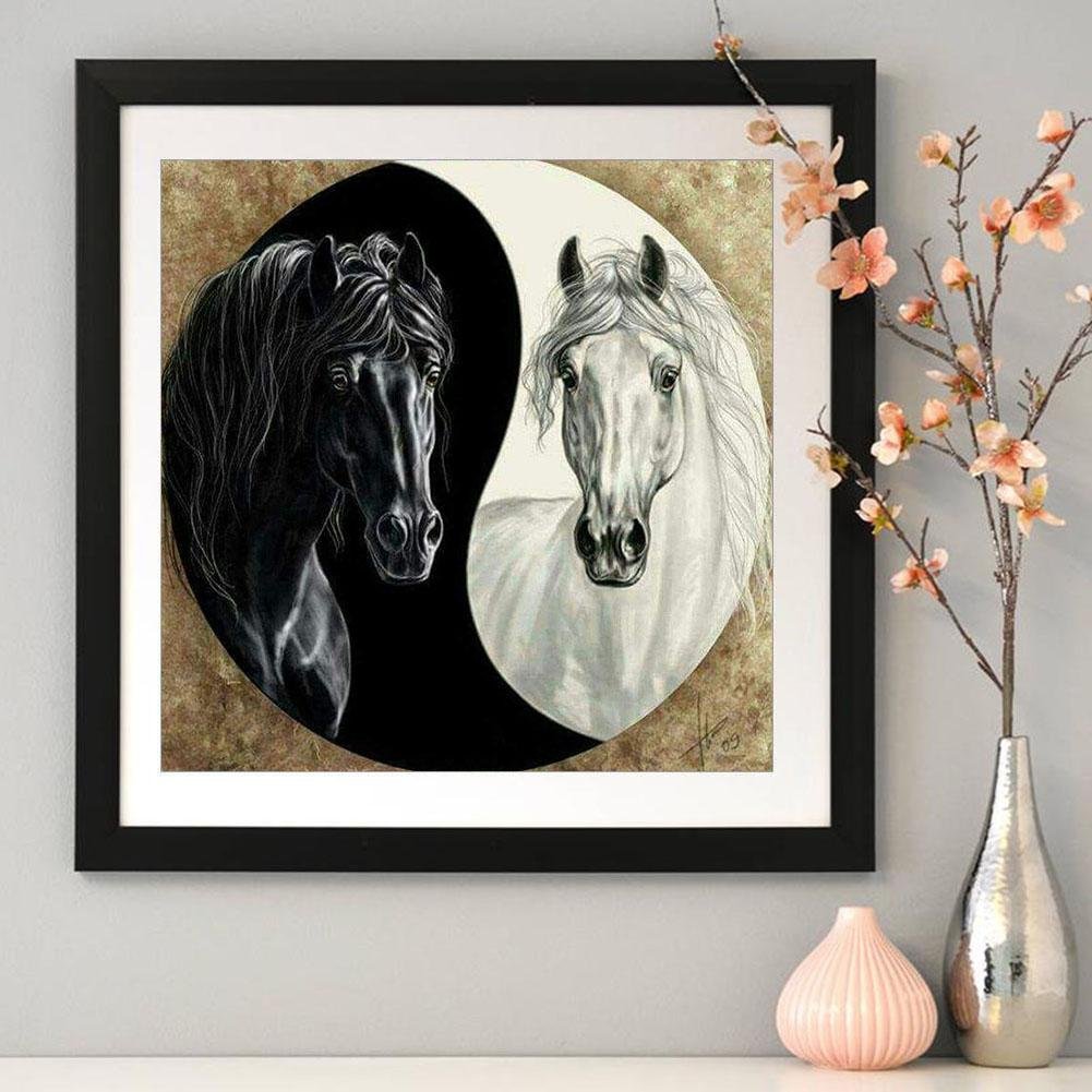 Pintura Diamante - Rodada Completa - Cavalo
