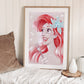 Ecological Cotton 11CT 3 Strand Stamped Embroidery Kits Ariel Princess Printed Canvas